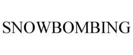 SNOWBOMBING trademark