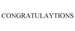 CONGRATULAYTIONS trademark