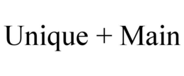 UNIQUE + MAIN trademark