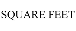 SQUARE FEET trademark