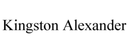 KINGSTON ALEXANDER trademark
