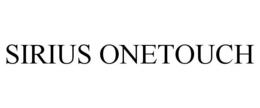 SIRIUS ONETOUCH trademark