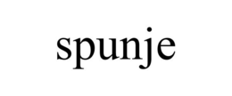 SPUNJE trademark