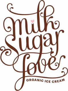 MILK SUGAR LOVE ORGANIC ICE CREAM trademark