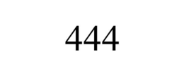 444 trademark