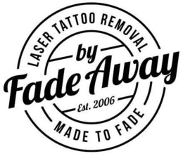 LASER TATTOO REMOVAL BY FADE AWAY EST. 2006 MADE FADE trademark