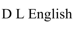 D L ENGLISH trademark