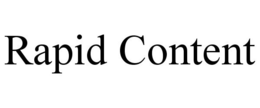RAPID CONTENT trademark