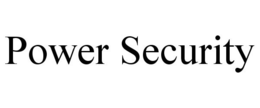 POWER SECURITY trademark