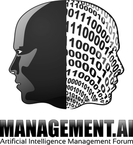 MANAGEMENT.AI ARTIFICIAL INTELLIGENCE MANAGEMENT FORUM 11100001010 1110000101010 0111000010 1110000110000 1000010101 0001010100 1100001010 00001010100 001010100 010101 01010 010 trademark