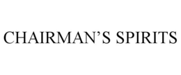 CHAIRMAN'S SPIRITS trademark