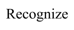RECOGNIZE trademark