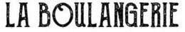 LA BOULANGERIE trademark