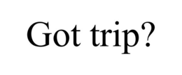 GOT TRIP? trademark