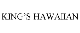 KING'S HAWAIIAN trademark