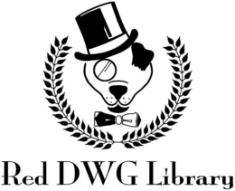 RED DWG LIBRARY trademark