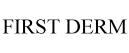 FIRST DERM trademark