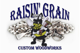 RAISIN' GRAIN CUSTOM WOODWORKS trademark