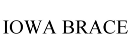 IOWA BRACE trademark