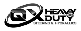 QX HEAVY DUTY STEERING & HYDRAULICS trademark