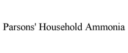 PARSONS' HOUSEHOLD AMMONIA trademark