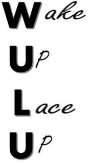 WAKE UP LACE UP trademark