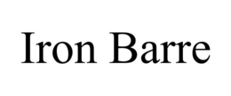 IRON BARRE trademark