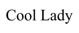COOL LADY trademark
