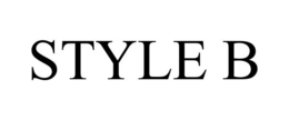 STYLE B trademark