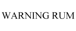 WARNING RUM trademark
