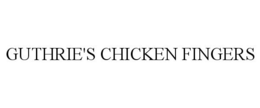 GUTHRIE'S CHICKEN FINGERS trademark