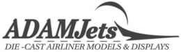 ADAMJETS DIE-CAST AIRLINER MODELS & DISPLAYS trademark