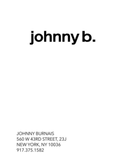 JOHNNY B. trademark
