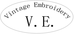 VINTAGE EMBROIDERY V.E. trademark