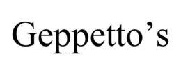 GEPPETTO'S trademark