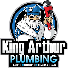 KING ARTHUR PLUMBING HEATING COOLING SEWER & DRAIN trademark