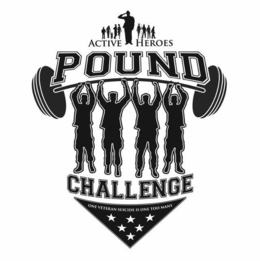 ACTIVE HEROES POUND CHALLENGE ONE VETERAN SUICIDE IS TOO MANY trademark