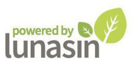 POWERED BY LUNASIN trademark