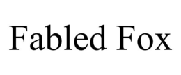 FABLED FOX trademark