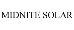 MIDNITE SOLAR trademark