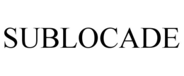 SUBLOCADE trademark