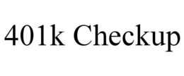 401K CHECKUP trademark
