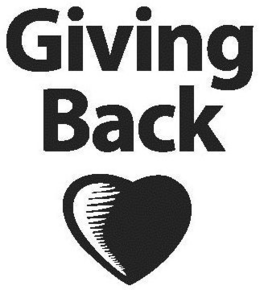 GIVING BACK trademark