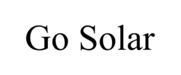 GO SOLAR trademark