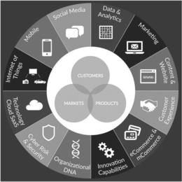 SOCIAL MEDIA DATA & ANALYTICS MARKETING CONTENT & WEBSITE WWW. CUSTOMER EXPERIENCE ECOMMERCE & MCOMMERCE INNOVATION CAPABILITIES ORGANIZATIONAL DNA CYBER RISK & SECURITY TECHNOLOGY CLOUD SAAS INTERNET OF THINGS MOBILE CUSTOMERS MARKETS PRODUCTS trademark