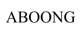 ABOONG trademark