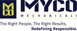 MYCO MECHANICAL INC THE RIGHT PEOPLE, THE RIGHT RESULTS, REDEFINING RESPONSIBLE. trademark