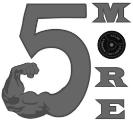 5 MORE BARBELL 45LBS 20.4KILOS trademark