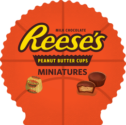 REESE'S MILK CHOCOLATE MINIATURES PEANUT BUTTER CUPS PEANUT BUTTER CUP trademark