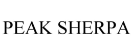 PEAK SHERPA trademark
